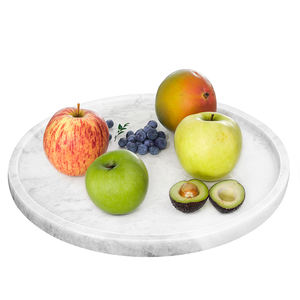 Organizador de Perfume, taza de café, bandeja de Bar, diseño personalizado, exhibición de panadería, bandeja de piedra de mármol, decoración, anillo de joyería, bandeja blanca - Product Image 1