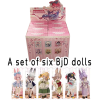 Figurines personnalisables en boîte mystère, figurines d'action en PVC, poupées BJD avec articulations mobiles, jouet de déguisement, ornement de dessin animé