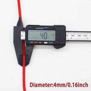 Cuerda Elástica Roja de Grado Marino de 4 mm 5/32" x 50 pies, Cuerda Elástica de Alta Resistencia para Sujetar Kayaks, Campamentos, Actividades al Aire Libre y Manualidades - Product Image 2