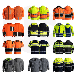 Ensemble de travail d'été JIADE <span class=keywords><strong>pour</strong></span> hommes : T-shirt réfléchissant haute visibilité et pantalon ventilé, éco-responsable, rafraîchissant et anti-humidité - Product Image 3