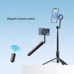 Trépied magnétique pour téléphone rotatif réglable, bâton à <span class=keywords><strong>selfie</strong></span> à rotation 360°, trépied extensible jusqu'à 1,35 m, photographie, vlog pour <span class=keywords><strong>iPhone</strong></span> 16 - Product Image 1