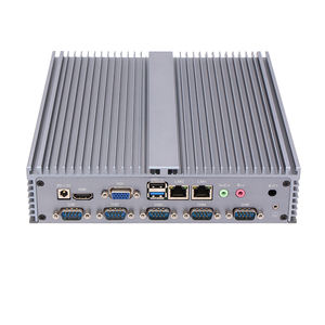 ECSUU Compact Industrial Fanless <strong>Mini</strong> <strong>PC</strong> <strong>J1900</strong>/J1800 Quad-Core 6 Serial COM VGA Dual LAN <strong>Embedded</strong> <strong>PC</strong> in Challenging Environments - Product Image 1