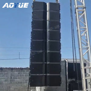 Altavoz profesional de audio para escenario KA210, de rango medio-bajo para DJ, de 2 vías, doble de 10 pulgadas, grande, para exteriores, de arreglo lineal vertical. - Product Image 1