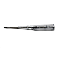 Détecteur de tension à induction LED, testeur de tension avec clip de poche transparent, tournevis détecteur de fil sous tension et neutre