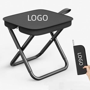 Chaise pliante portable de camping et de loisirs avec logo personnalisé, idéale pour l'extérieur, la pêche, le tourisme, ou comme siège de poche pour chevaux. - Product Image 1