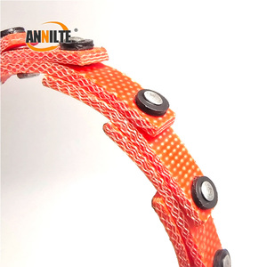 Cinghia a <span class=keywords><strong>V</strong></span> regolabile di alta qualità Annilte Power Twist Plus Drive Link <span class=keywords><strong>V</strong></span> Belt Rossa Tipo M per trasmissione - Product Image 4