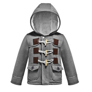 Vestes pour bébés garçons, manteau chaud en coton pour enfants de 1 à 5 ans, avec fermeture éclair, trois boutons, à capuche, vêtements décontractés pour enfants de 1 à 5 ans - Product Image 6