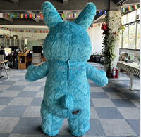 Costume de mascotte d'oie à fourrure jaune Efun 2m 2.6m Fursuit Flying Dodo Goose Outfits Costume Vêtements pour la publicité d'événements