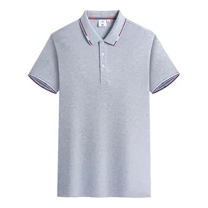 Polos de diseñador 100% algodón de alta calidad, polos de talla grande para hombre, polo con patrón personalizado para hombre