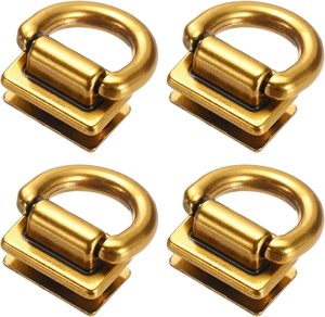 Conector Metálico para Bolsos, Cierre de Suspensión con Anillo en D para Cadena de Bolso, Correa, Manualidades, Accesorios de Ferretería, Rectangular - Product Image 1