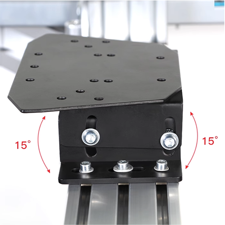 Diy Sim Rig Aluminum Extrusion 4080 Racing Car Chassis Driving Simulator Sim Racing Cockpit with Seat Triple Monitor Stand