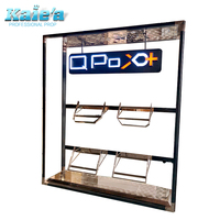 Vitrine d'exposition pour accessoires automobiles, présentoir en métal pour magasin de détail, présentoir pour tapis de sol de voiture