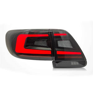 Feux arrière LED 12V modifiés avec feux de circulation, feux de freinage et clignotants pour <span class=keywords><strong>Toyota</strong></span> Corolla 11-13 - Product Image 2