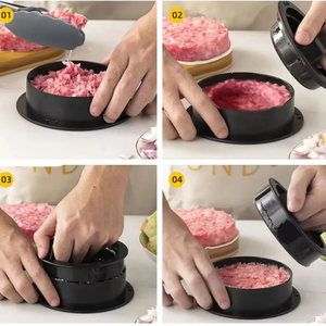 Molde de Plástico ABS para Hamburguesas, Papel para Hornear, Molde para Hacer Hamburguesas, Accesorio de Cocina - Product Image 4