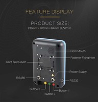 4G/WIFI Posicionamiento GPS ABS Diseño impermeable a prueba de polvo Lector de tarjetas NFC Pantalla de 5 pulgadas Gestión remota Dispositivo DE PAGO DE CÓDIGO QR