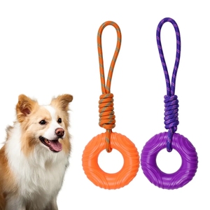 Mainan Anjing Latih Interaktif Grosir Custom, Mainan Tarik Anak Anjing dengan Tali Nilon - Product Image 1