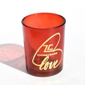 Usine directe noël bougie tasses argent gravé au laser verre bougeoirs <span class=keywords><strong>cassé</strong></span> argent galvanoplastie parfum accessoires - Product Image 5