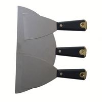 Couteau à mastic avec manche en plastique, outils de tapisserie de cloisons sèches poli miroir