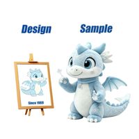 Produsen Mainan Shengye, Boneka Dinosaurus Bordir Super Lembut, Boneka Naga Isi Kapas PP untuk Hadiah Perusahaan