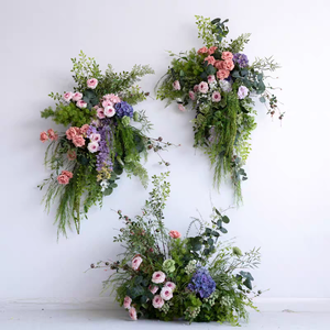 <span class=keywords><strong>Flores</strong></span> Artificiales Borgoña, <span class=keywords><strong>Centro</strong></span> de Mesa Decorativo, Guirnalda de Vegetación, <span class=keywords><strong>Flores</strong></span> de Seda, Arreglos de Alta Calidad para Bodas - Product Image 6