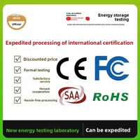 Batterie externe portable avec stockage d'énergie, rapport UL2743, alimentation Amazon, certification CEFCC ROHS, numéro de modèle, certification énergétique