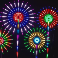 Lampe LED RVB intelligente 3D étanche pour extérieur, effet feux d'artifice, pour festivals, thèmes de fête et jardins