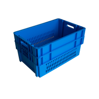 Caisse en plastique empilable et panier de transport en maille pour fruits et légumes - Durable et recyclable