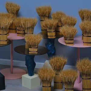 Vente en gros de fleurs séchées de haute qualité pour la décoration intérieure Bouquet de blé oreille séchée naturelle - Product Image 3