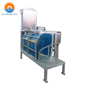 Línea de Sacrificio de Cerdos, Matadero, Equipo de Procesamiento de Carne, Caja de Aturdimiento y Sacrificio, Operación Eficiente - Product Image 2