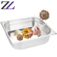 Küchenausstattung Chafing Dish Lebensmittelbehälter Edelstahl GN 1/1 Größe Hotel Dampftisch Buffet Gelato Gastronorm Lebensmittelbehälter