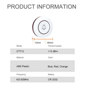 Récepteur de montre pour serveur et bouton d'appel de table client avec écran d'affichage pour système d'appel sans fil pour café, <span class=keywords><strong>spa</strong></span> et restaurant - Product Image 4