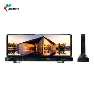 P2.5 P4 Táxi Top Display LED IP65 Publicidade <span class=keywords><strong>Car</strong></span> Top LED Screen Digital Signage Ad Media para Táxi - Product Image 2
