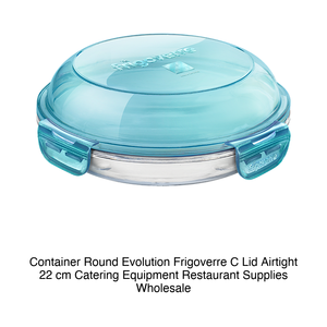 Frigoverre Round Airtight <b>Container</b> Ø 22 cm H 7.4 cm, with Airtight Lid - Product Image 2