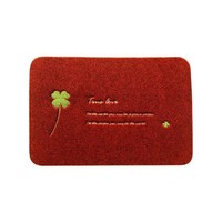 Tapis durable de velours de tapis de porte de broderie chinoise traditionnelle belle conception classique matérielle de polyester lavable de TPRBacking