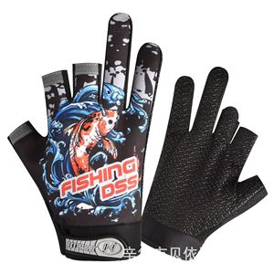 Gants de pêche sans doigts, antidérapants, respirants, pour sports de plein air, cyclisme, pêche, été, légers, pour écran tactile - Product Image 2