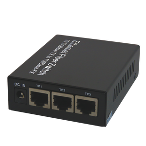 Convertidor de Medios SC de Venta Caliente de Fábrica, Transceptor Óptico de 25km 1310nm 1550nm 2SC +3 RJ45, Convertidor de Medios de Fibra Óptica Monomodo de Doble Fibra - Product Image 6