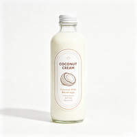 Étiquettes de bouteilles de jus de noix de coco Haoxuan ODM, autocollantes, imperméables, imprimées, autocollants pour boissons, service d'impression personnalisé