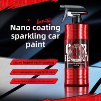 Spray Hydrophobe à Revêtement Cristallin pour Châssis, Liquide Céramique Nano Verre Électroplaqué, Polissage de Peinture Automobile, Lavage Sans Eau, pH Neutre
