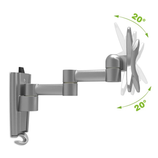 Aluminum Alloy 32 Inch TV Wall Mount Retractable Arm Bracket for Vesa 100x100