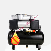 12V/220V Heavy Duty Tire Inflator, Portable Silent Mini Air Compressor, Automatic Tire Inflator