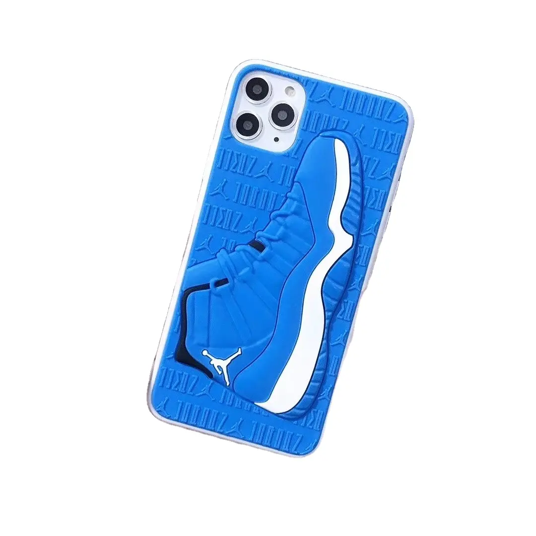 Hot sell Fashion 3D Air Dunk Sneaker Sports Basketball phone cover For 8 Plus XS XR 11 pro MAX 12 13 pro 14 pro phone case