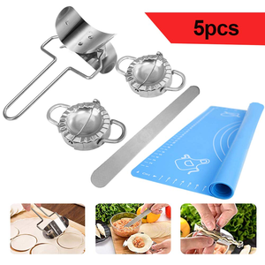 Set di strumenti per la produzione rapida di gnocchi 5 pezzi cucchiaio e tappetino in Silicone con Set di stampi per gnocchi in acciaio inossidabile di dimensioni diverse - Product Image 2
