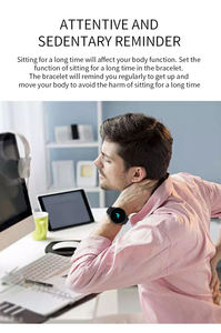 <strong>W9</strong> Waterproof <strong>Smart</strong> <strong>Watch</strong> for Men Women Heart Rate Blood Pressure Monitor TFT Display Rubber Remote Control Intelligent Reloj - Product Image 4