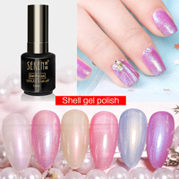 Produits d'art des ongles vernis Gel fournitures avec bouteilles lampe LED/UV vernis à ongles Shell gel vernis en 6 couleurs