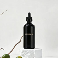 Flacon compte-gouttes rond en verre transparent pour cosmétiques et teintures 30 ml avec pipette sécurité enfant et option diffuseur OEM