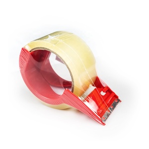 LP 48mm <span class=keywords><strong>Opp</strong></span>パッキングクリアテープカスタマイズアクリル粘着テープ黄色がかったクリアパッキングテープ - Product Image 6