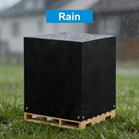 Bâche de protection OEM en PE argenté, robuste et imperméable, pour palettes, construction, stockage extérieur, tentes et sacs