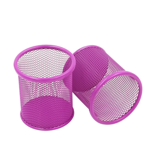 Porte-stylos en maille métallique pour bureau, organiseur de crayons - Product Image 5