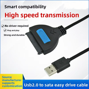 <span class=keywords><strong>USB</strong></span> 2.0 DC sata ổ cứng Adapter 2.5 inch dễ dàng ổ đĩa dữ liệu cáp máy tính điều khiển-miễn phí điều kiện mới bán buôn - Product Image 5