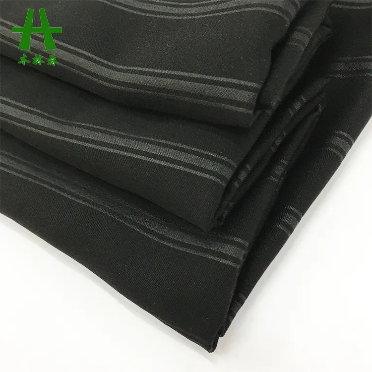 Mulinsen Textile Woven Polyester P/D Embossed Nida Fabric for Abaya in China